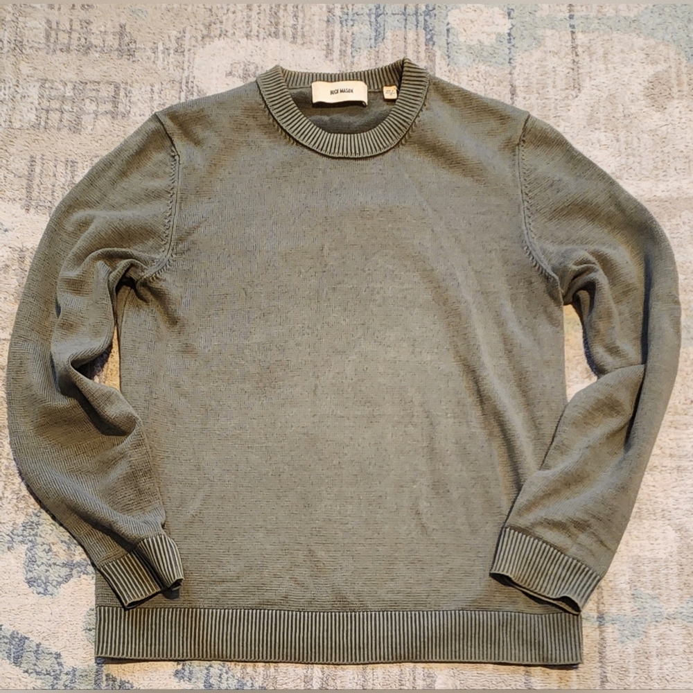 Buck Mason Olive Crewneck Sweater